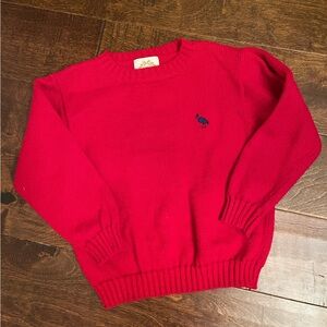 TBBC Red Isaac’s Sweater- sz 4T